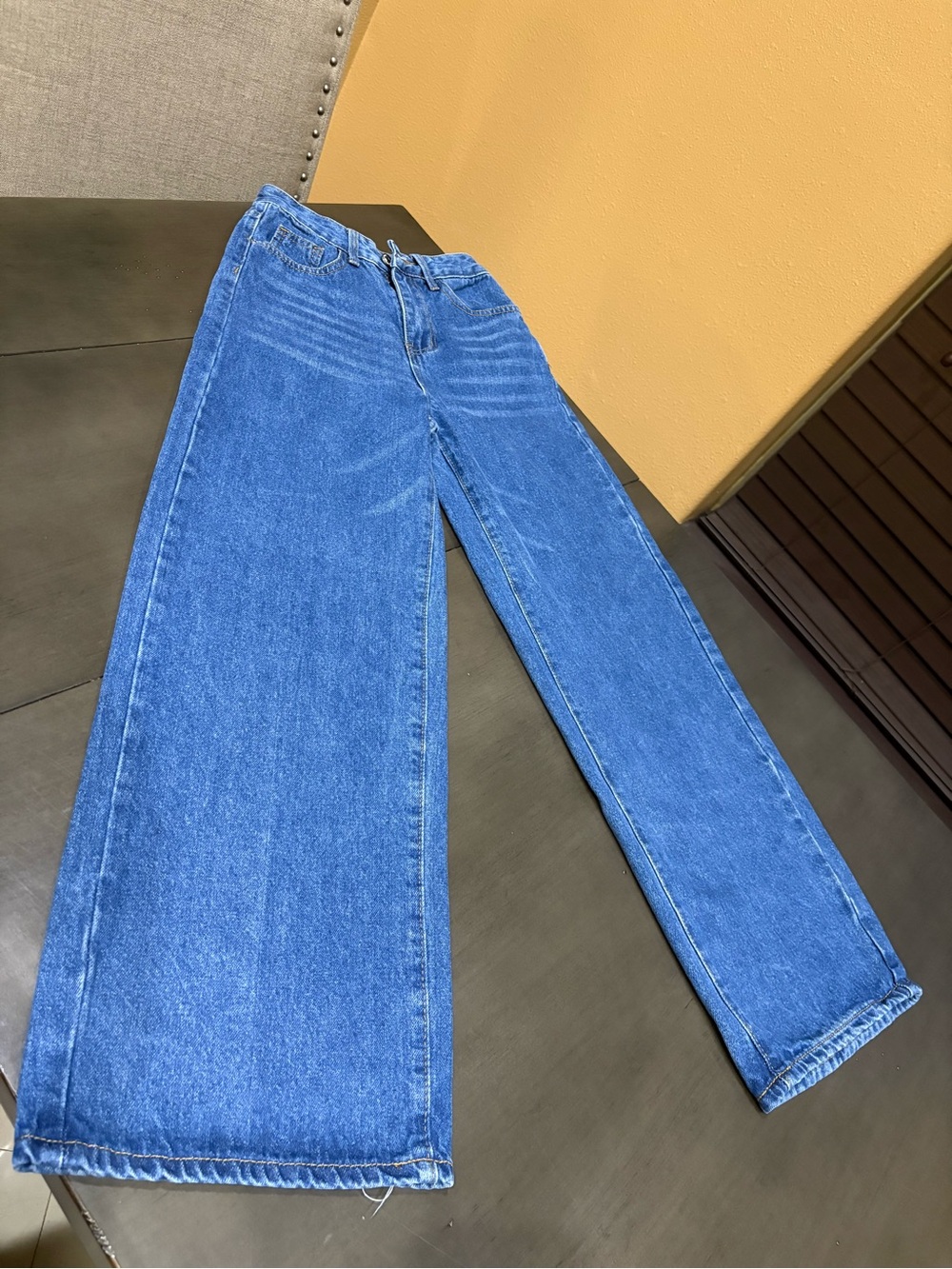 SHEIN Wide-Leg Women's Jeans in Blue